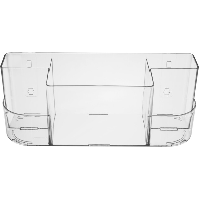 Bali Clear Adhesive Storage Organiser Basket - image 1