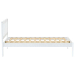 Denver Small Double White Wooden Bed - thumbnail 4