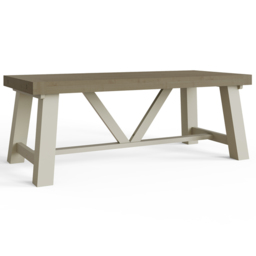 FWStyle Purbeck Truffle Dining Table - thumbnail 2