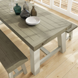 FWStyle Purbeck Truffle Dining Table - thumbnail 4
