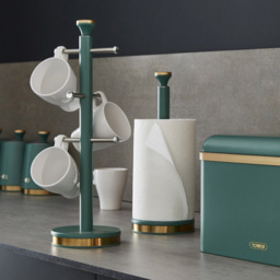 Tower Cavalletto Green Mug Tree and Towel Pole Set - thumbnail 4