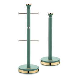 Tower Cavalletto Green Mug Tree and Towel Pole Set - thumbnail 3