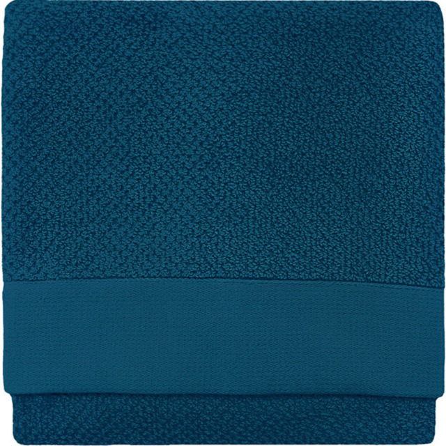 furn. Textured Cotton Blue Bath Towel - image 1