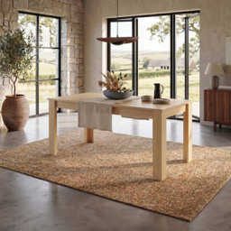 Vida Designs Medina 6 Seater Dining Table Oak - thumbnail 3