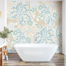 Origin Murals Trailing Seaweed Garden Ink Wall Mural - thumbnail 1