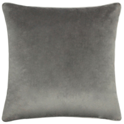 Paoletti Meridian Charcoal Dove Velvet Cushion
