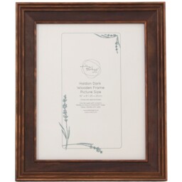 The Port. Co Gallery Haldon Brown Wooden Photo Frame 10 x 8 inch