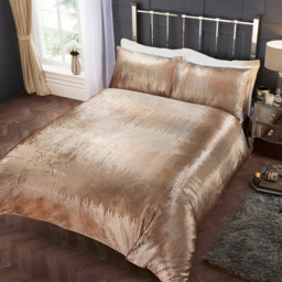 Rapport Home Tiffany Double Gold Duvet Set