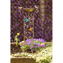 Marco Paul Iron Plant Trellis Bird Bath - thumbnail 4