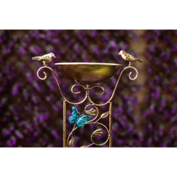 Marco Paul Iron Plant Trellis Bird Bath - thumbnail 3