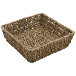 JVL Seagrass Square Storage Tray 6 Pack - thumbnail 4