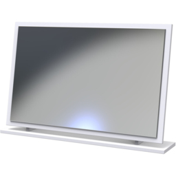 Crowndale New York Matt White Mirror Ready Assembled