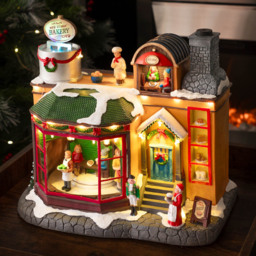 Marco Paul Musical LED Christmas Village Scene with Diffuser - thumbnail 4
