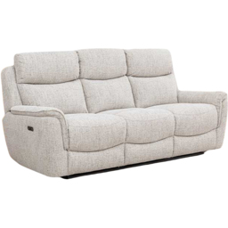 Long Island 3 Seater Beige Recliner Sofa - thumbnail 2