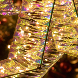 The Christmas Workshop 2ft 160 White LED Iridescent Metal Star - thumbnail 4