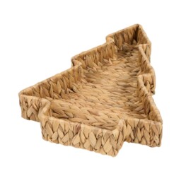 Natural Water Hyacinth Decorative Tree Tray - thumbnail 3