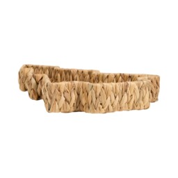 Natural Water Hyacinth Decorative Tree Tray - thumbnail 2