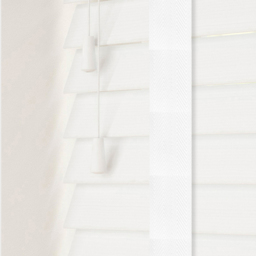 Caecus Faux Wood Tape Venetian Blind White 75 x 200cm