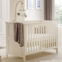 Julian Bowen Cameo Stone White Cot Bed