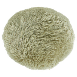 Sage Round Plush Bear Cushion 45cm - thumbnail 1