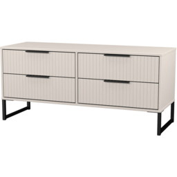 Crowndale Fluted 4 Drawer Kashmir Matt Bed Box Ready Assembled - thumbnail 4