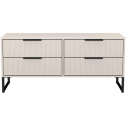 Crowndale Fluted 4 Drawer Kashmir Matt Bed Box Ready Assembled - thumbnail 2