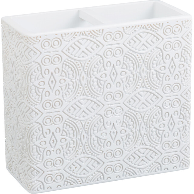 Bathstore Morocco Toothbrush Holder White