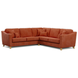 Marlon City Terracotta 4 Seater Corner Sofa - thumbnail 2
