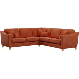 Marlon City Terracotta 4 Seater Corner Sofa - thumbnail 2