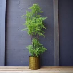 Leaf Artificial Moss Fern Tree in Pot 150cm - thumbnail 2