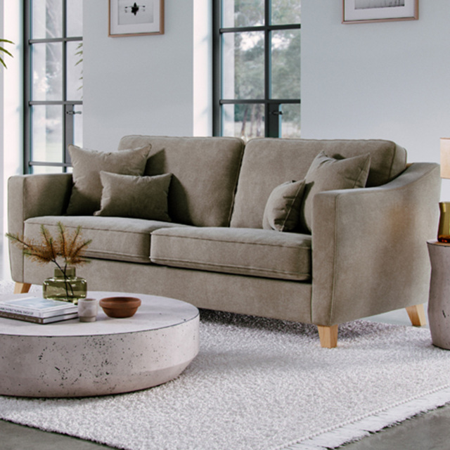 Marlon City Fossil 2 Seater Large Sofa - image 1