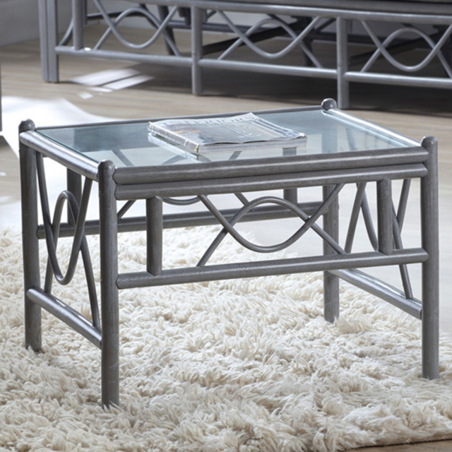 Desser Bali Grey Natural Rattan Coffee Table - image 1