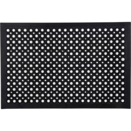Floortex Open-Top Black Anti-Fatigue Mat 90 x 150cm