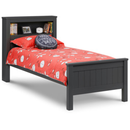 Julian Bowen Maine Single Anthracite Bookcase Bed - thumbnail 2