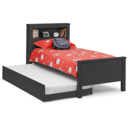 Julian Bowen Maine Single Anthracite Bookcase Bed - thumbnail 3