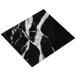 Living and Home Blue White Marble Patterned Self Adhesive PVC Wall Sticker 10 Pack - thumbnail 3