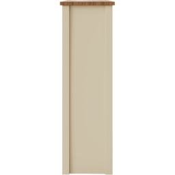GFW Lancaster Cream and Oak 2 Door Tall Shoe Cabinet - thumbnail 3