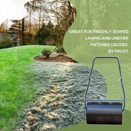 DURHAND 38L Black Fillable Steel Lawn Roller - thumbnail 4