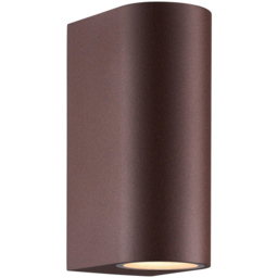 Nordlux Dion Double Rusty Wall Light - thumbnail 3