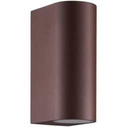 Nordlux Dion Double Rusty Wall Light - thumbnail 1