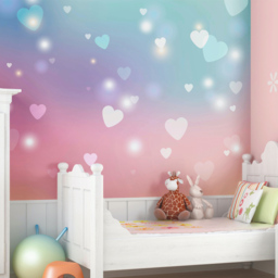 Origin Murals Sweet Hearts Multicolour Wall Mural - thumbnail 1