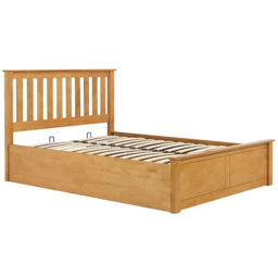 Phoenix King Size Brown Ottoman Bed - thumbnail 2