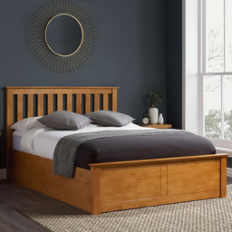 Phoenix King Size Brown Ottoman Bed