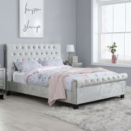 Sienna Grey Double Bed Frame - thumbnail 1