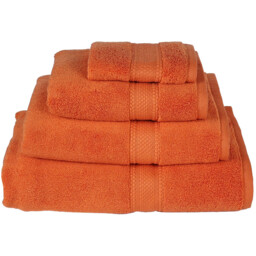 Deluxe Orange Cotton Bath Sheet