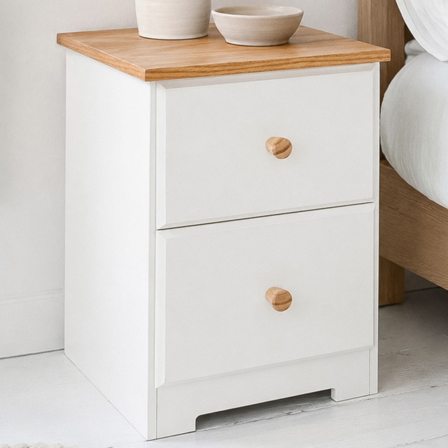 Colorado 2 Drawer Petite Bedside Table - image 1