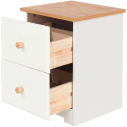 Colorado 2 Drawer Petite Bedside Table - thumbnail 3