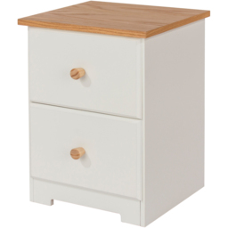 Colorado 2 Drawer Petite Bedside Table - thumbnail 2