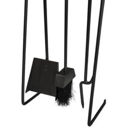 Ivyline Black Linear 3 Piece Companion Set - thumbnail 4