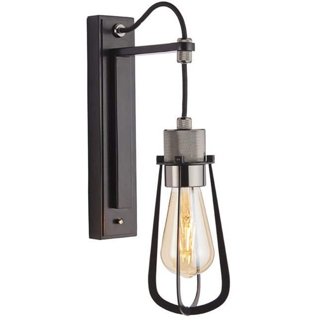 Merano Alessandria Black Wall Lamp - image 1